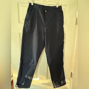 Old Navy Blue Capris Sleek Straight-Leg